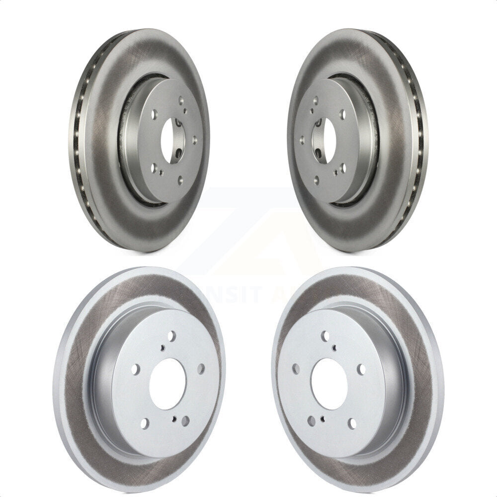 Front Rear Coated Disc Brake Rotors Kit For 2010-2013 Suzuki Kizashi KG-101135
