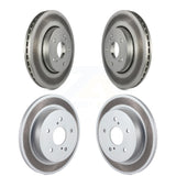 Front Rear Coated Disc Brake Rotors Kit For 2010-2013 Suzuki Kizashi KG-101135