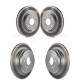 Front Rear Coated Disc Brake Rotors Kit For 2011-2014 Honda Odyssey KG-101116