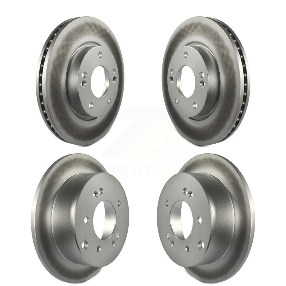 Front Rear Coated Disc Brake Rotors Kit For 2012-2013 Kia Soul KG-100923