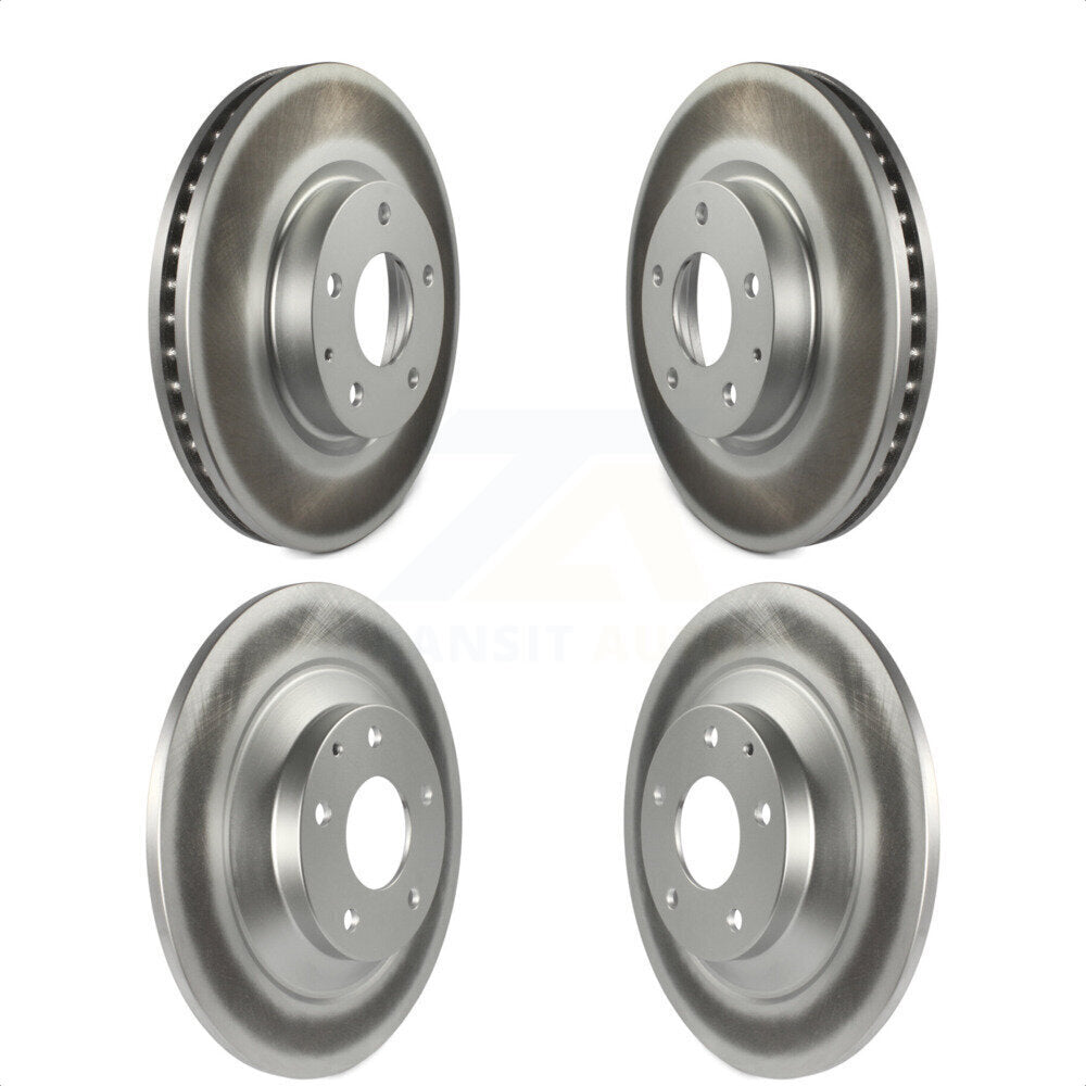 Front Rear Coated Disc Brake Rotors Kit For 2013-2015 Mazda CX-5 KG-101161