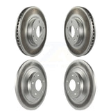 Front Rear Coated Disc Brake Rotors Kit For 2013-2015 Mazda CX-5 KG-101161
