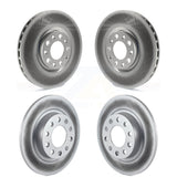 Front Rear Coated Disc Brake Rotors Kit For 2013-2016 Dodge Dart KG-100858