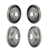 Front Rear Coated Disc Brake Rotors Kit For 2013 Acura ILX 2.0L KG-101159