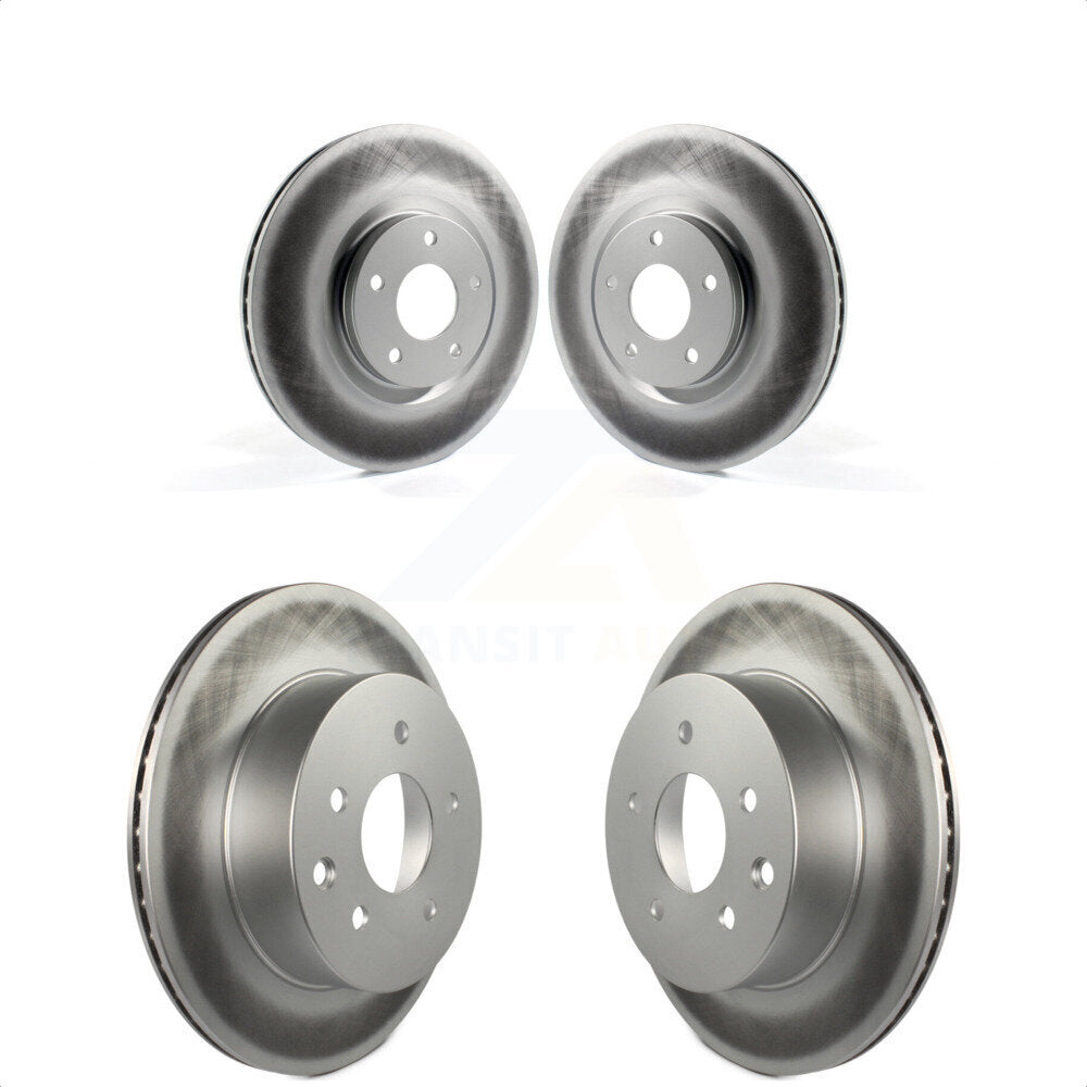 Front Rear Coated Disc Brake Rotors Kit For 2014-2017 Nissan Juke Nismo RS KG-101087