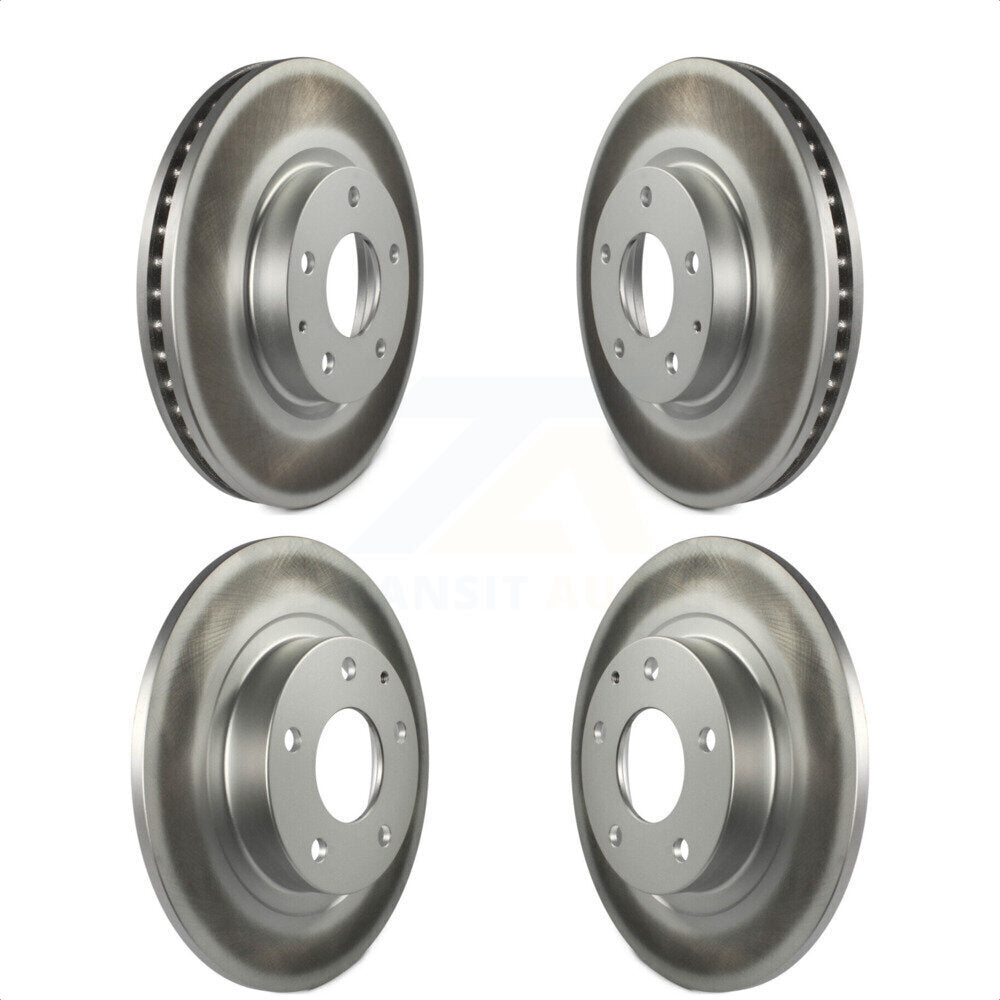 Front Rear Coated Disc Brake Rotors Kit For 2014-2018 Mazda 6 KG-101162