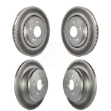 Front Rear Coated Disc Brake Rotors Kit For 2015-2017 Honda Odyssey KG-101170