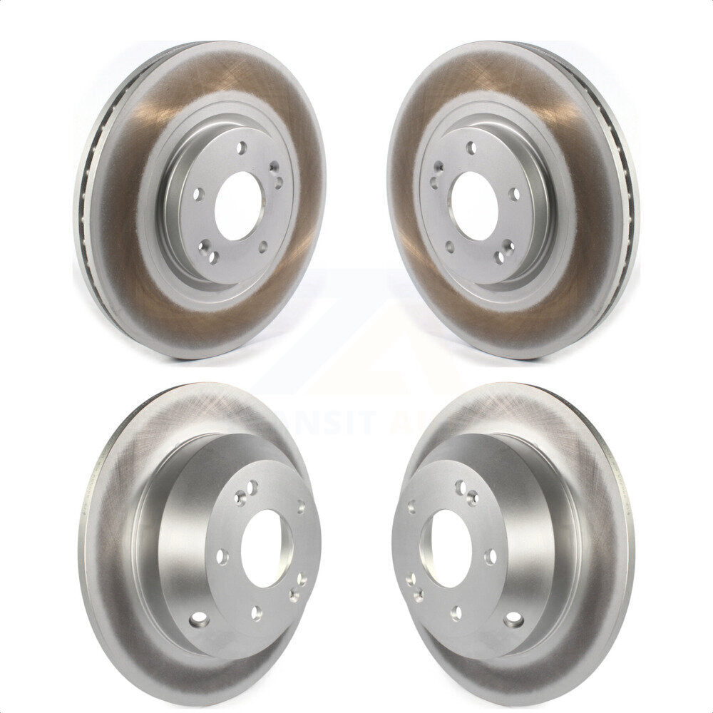 Front Rear Coated Disc Brake Rotors Kit For 2015-2021 Kia Sedona KG-101288