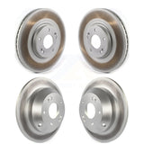 Front Rear Coated Disc Brake Rotors Kit For 2015-2021 Kia Sedona KG-101288