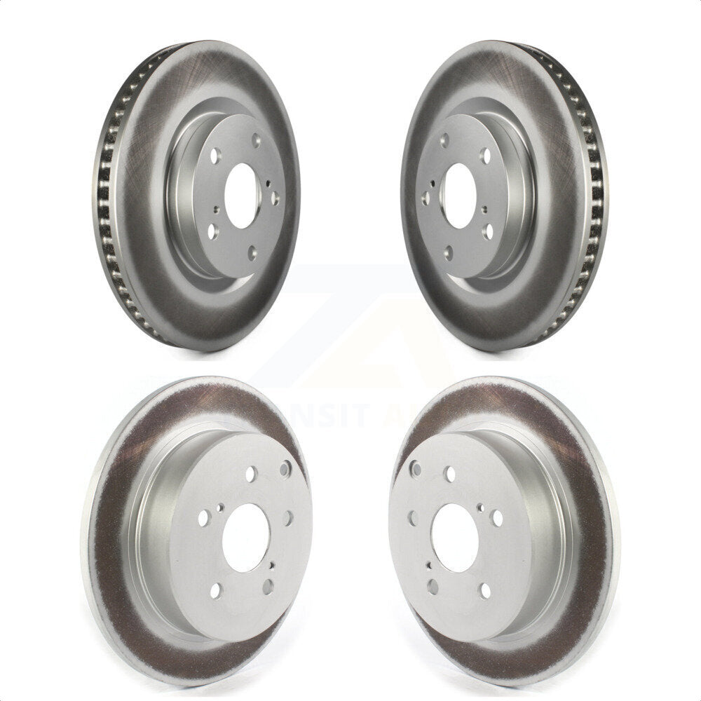 Front Rear Coated Disc Brake Rotors Kit For 2016-2020 Toyota Mirai KG-101530