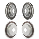Front Rear Coated Disc Brake Rotors Kit For 2016-2020 Toyota Mirai KG-101530