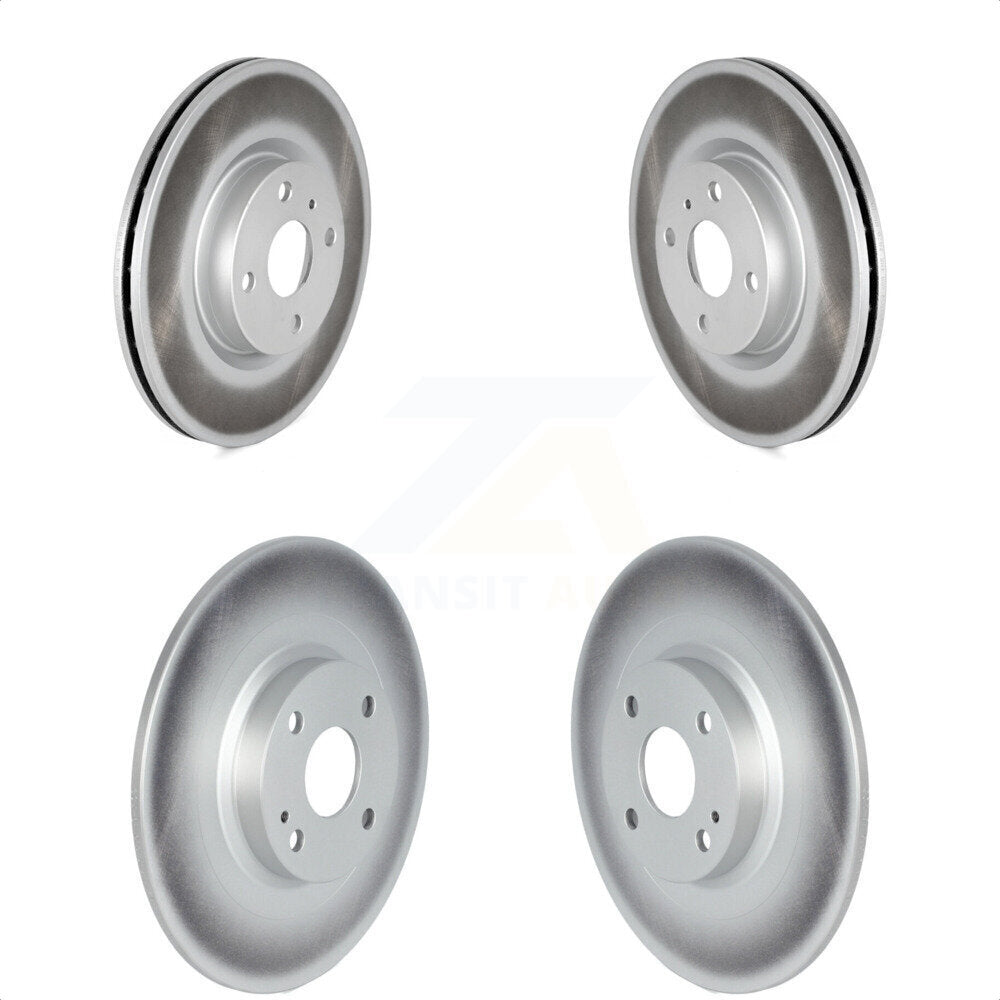 Front Rear Coated Disc Brake Rotors Kit For 2016-2021 Mazda MX-5 Miata With Brembo Brakes KG-101529