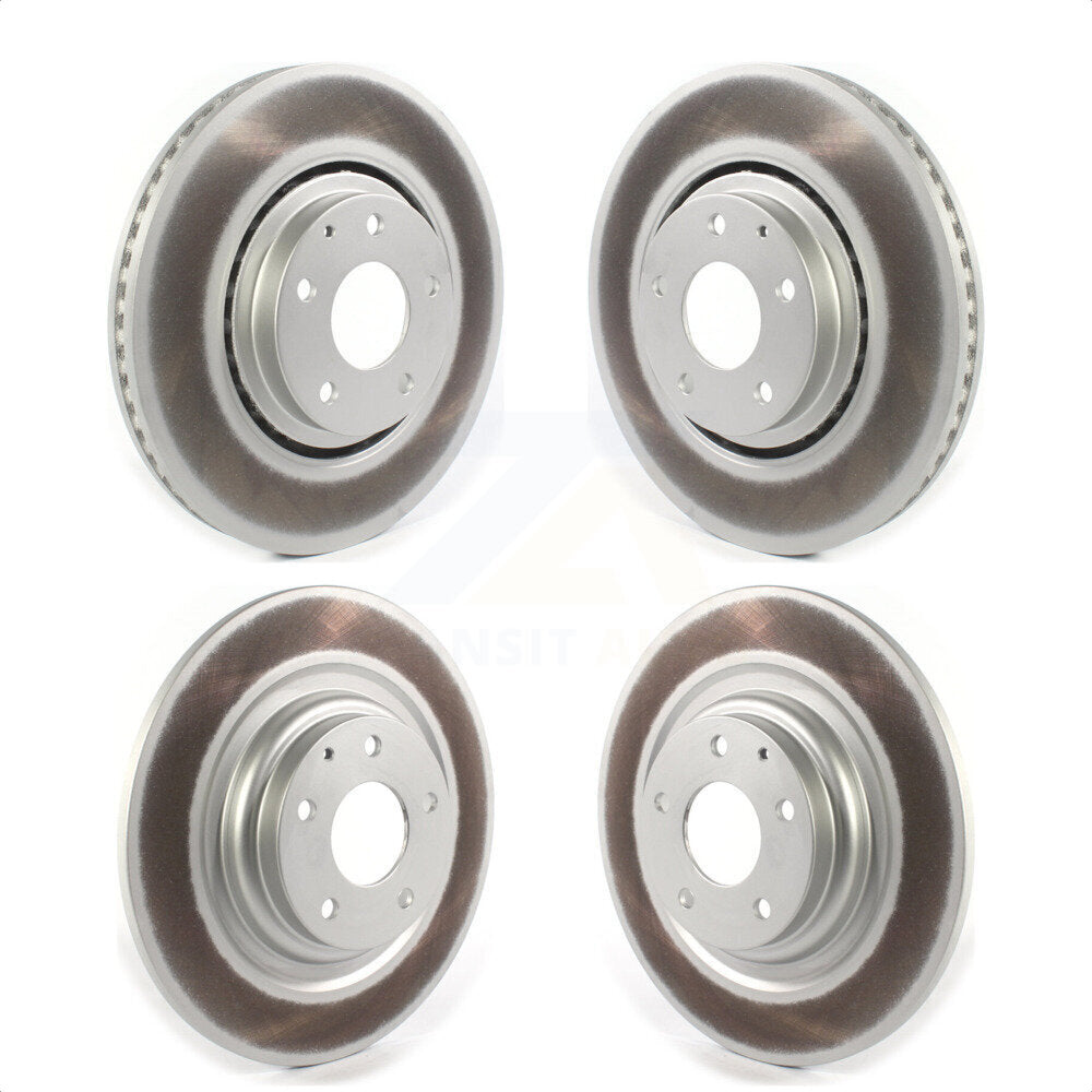 Front Rear Coated Disc Brake Rotors Kit For 2016-2022 Mazda CX-9 KG-101295