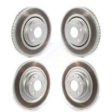 Front Rear Coated Disc Brake Rotors Kit For 2016-2022 Mazda CX-9 KG-101295