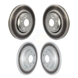 Front Rear Coated Disc Brake Rotors Kit For 2017-2020 Honda Civic Si KG-101285