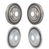 Front Rear Coated Disc Brake Rotors Kit For 2018-2023 Honda Odyssey KG-101275