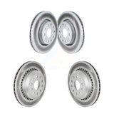 Front Rear Coated Disc Brake Rotors Kit For 2020-2022 Jeep Gladiator KG-101543