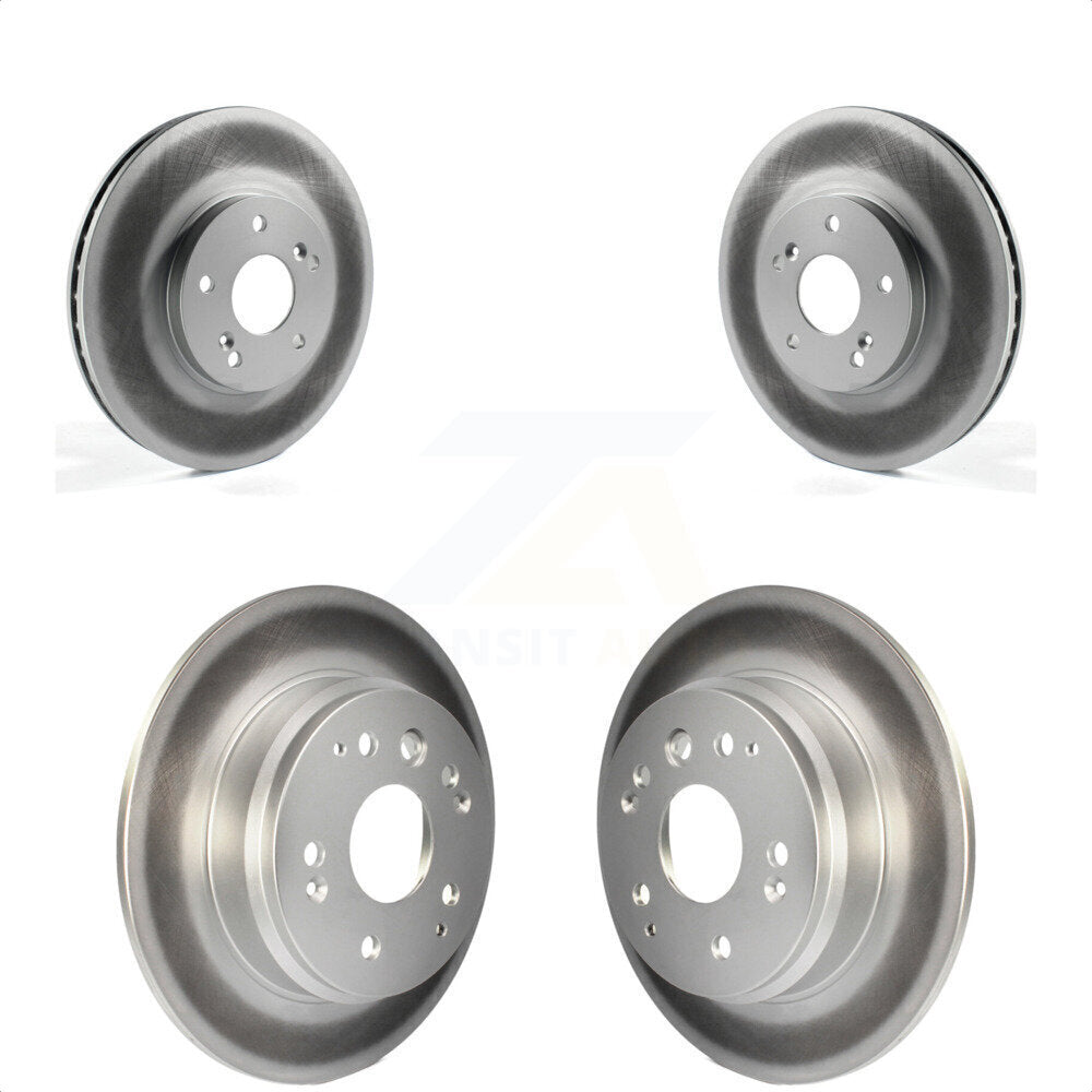 Front Rear Coated Disc Brake Rotors Kit For Acura TL KG-100894