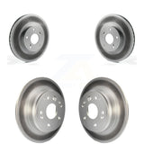 Front Rear Coated Disc Brake Rotors Kit For Acura TL KG-100894