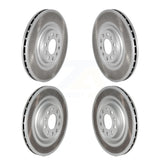 Front Rear Coated Disc Brake Rotors Kit For Alfa Romeo Stelvio Giulia KG-101778