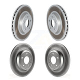 Front Rear Coated Disc Brake Rotors Kit For Audi A4 A5 Sportback KG-101584