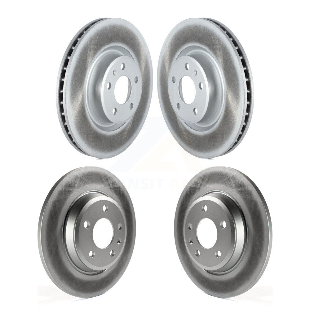 Front Rear Coated Disc Brake Rotors Kit For Audi A4 Quattro KG-101289