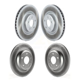 Front Rear Coated Disc Brake Rotors Kit For Audi A4 Quattro KG-101289