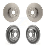 Front Rear Coated Disc Brake Rotors Kit For Audi Q5 A6 With 345mm Diameter Rotor KG-101105