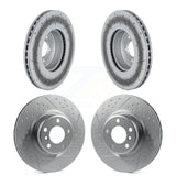 Front Rear Coated Disc Brake Rotors Kit For BMW 230i xDrive M240i KG-101742