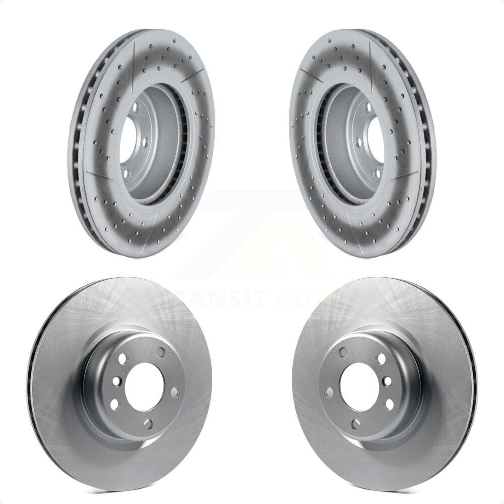 Front Rear Coated Disc Brake Rotors Kit For BMW 230i xDrive M240i KG-101744