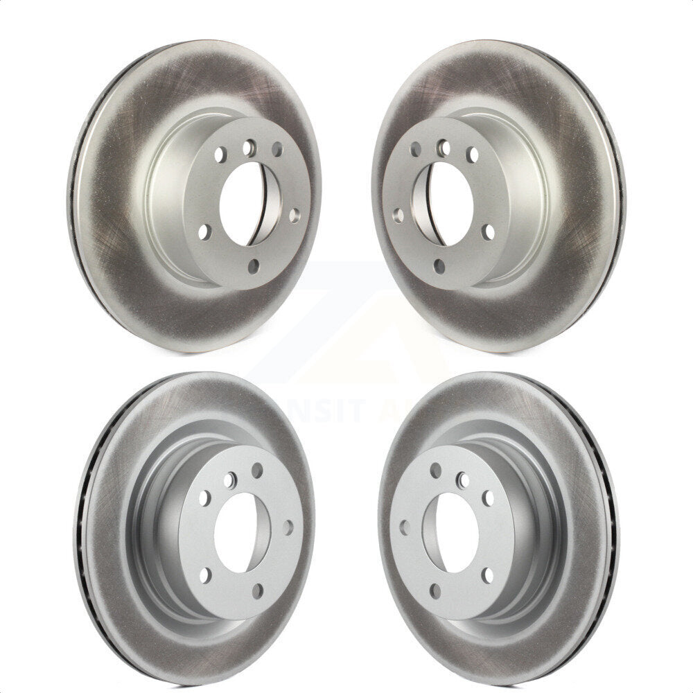 Front Rear Coated Disc Brake Rotors Kit For BMW 328i 323i KG-101093