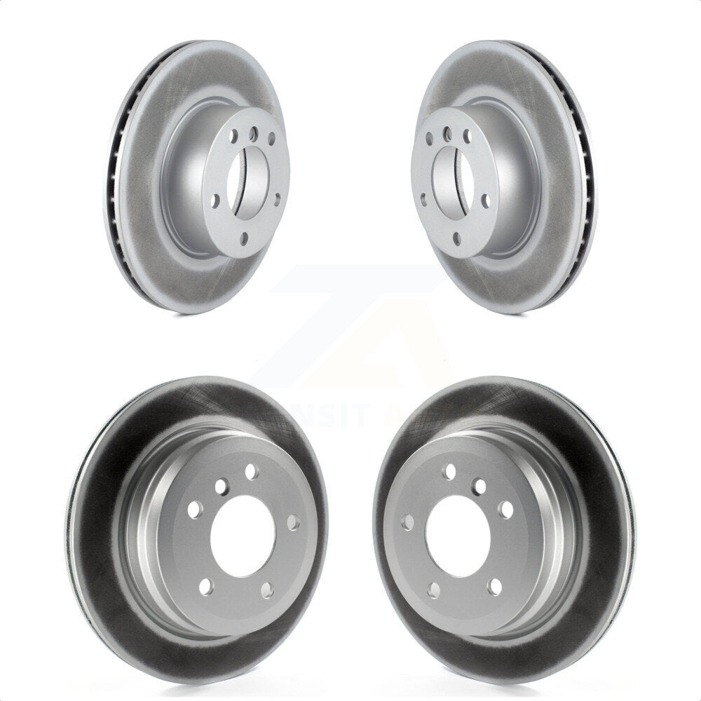 Front Rear Coated Disc Brake Rotors Kit For BMW 328i 328xi 325xi KG-101037