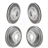 Front Rear Coated Disc Brake Rotors Kit For BMW 328i KG-101212