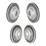 Front Rear Coated Disc Brake Rotors Kit For BMW 328i xDrive 330i 428i Gran Coupe With Blue Painted Calipers KG-101680