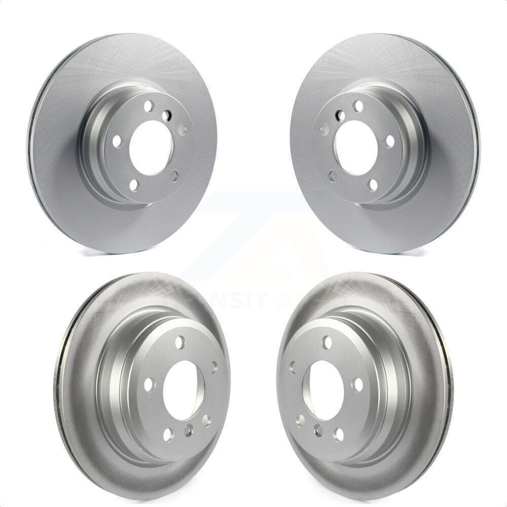 Front Rear Coated Disc Brake Rotors Kit For BMW 328i xDrive 428i 330e KG-101178