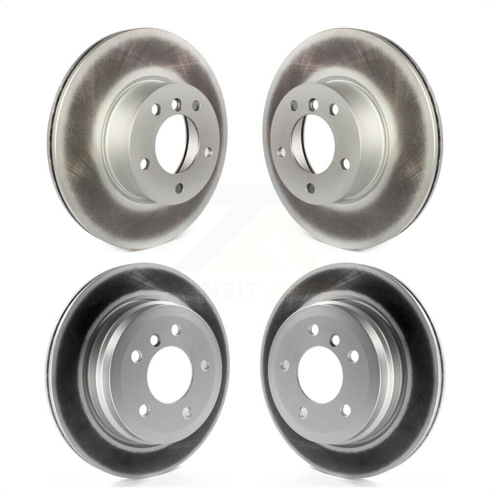 Front Rear Coated Disc Brake Rotors Kit For BMW 328i xDrive X1 328xi KG-101094