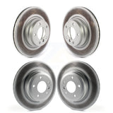 Front Rear Coated Disc Brake Rotors Kit For BMW 330i 330xi X1 KG-101386