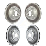 Front Rear Coated Disc Brake Rotors Kit For BMW 330i xDrive 430i Without Blue Painted Calipers KG-101095