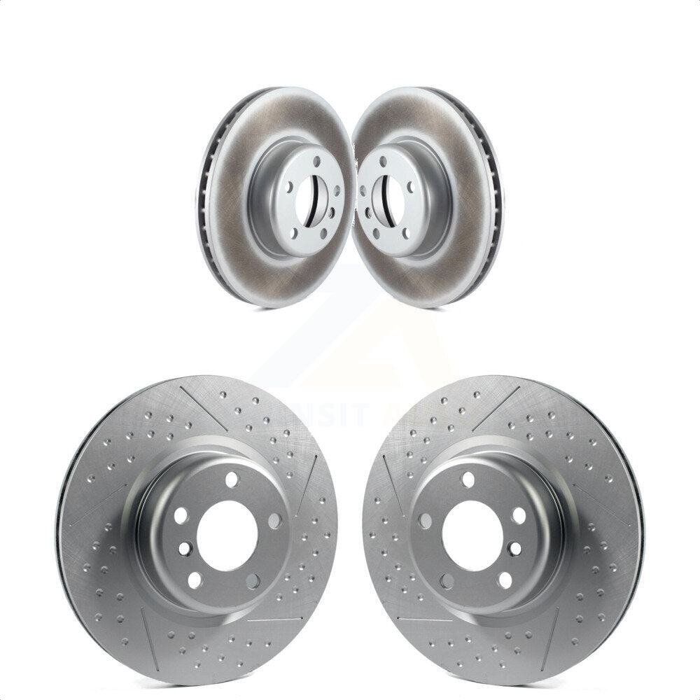 Front Rear Coated Disc Brake Rotors Kit For BMW 428i 328i 320i xDrive 228i M235i Gran Coupe M240i KG-101211