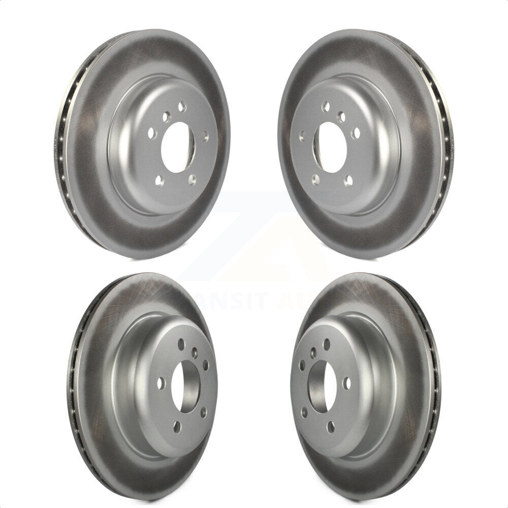 Front Rear Coated Disc Brake Rotors Kit For BMW 535i xDrive 535d ActiveHybrid 5 KG-101218
