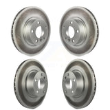 Front Rear Coated Disc Brake Rotors Kit For BMW X3 X4 KG-101147