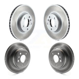 Front Rear Coated Disc Brake Rotors Kit For BMW X5 X6 KG-101061