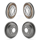 Front Rear Coated Disc Brake Rotors Kit For Buick Century Pontiac Grand Prix Chevrolet Venture Regal Oldsmobile Intrigue Montana Trans Sport KG-101735