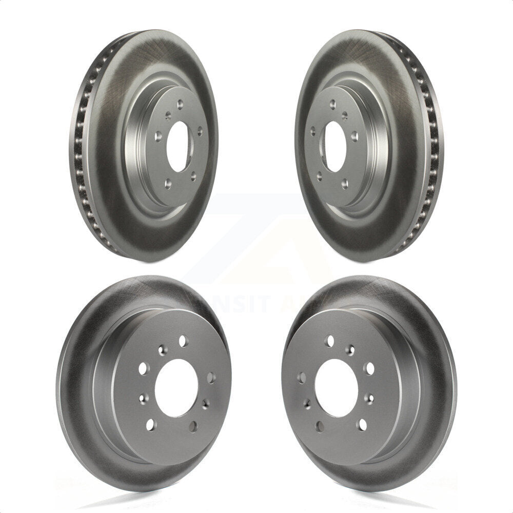 Front Rear Coated Disc Brake Rotors Kit For Buick LaCrosse Allure KG-100727