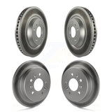 Front Rear Coated Disc Brake Rotors Kit For Buick LaCrosse Allure KG-100727