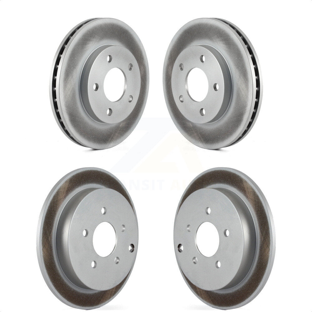 Front Rear Coated Disc Brake Rotors Kit For Buick Rendezvous Pontiac Aztek KG-100705