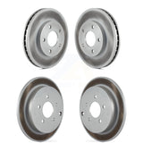 Front Rear Coated Disc Brake Rotors Kit For Buick Rendezvous Pontiac Aztek KG-100705