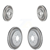 Front Rear Coated Disc Brake Rotors Kit For Cadillac ATS KG-100753