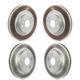 Front Rear Coated Disc Brake Rotors Kit For Cadillac CT6 Chevrolet CT5 Camaro KG-101231