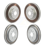 Front Rear Coated Disc Brake Rotors Kit For Cadillac CTS KG-101230